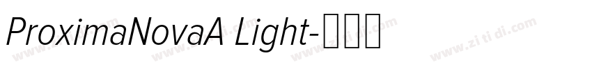 ProximaNovaA Light字体转换